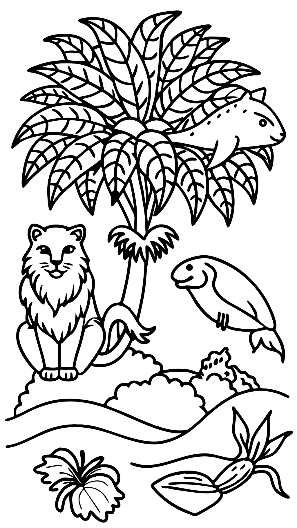 real animal coloring pages